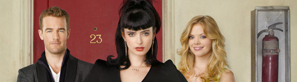 James Van Der Beek, Krysten Ritter y Dreama Walker protagonizan &#39;Don&#39;t Trust The B---- Apartment&#39;.