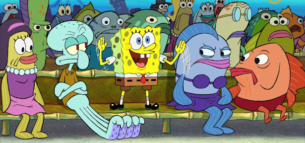 'Bob Esponja' y sus amigos de Fondo de Bikini.