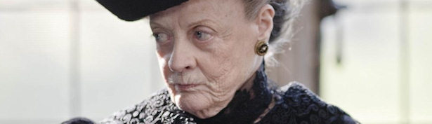 Maggie Smith interpreta a la condesa Violet Crawley en 'Downton Abbey'.