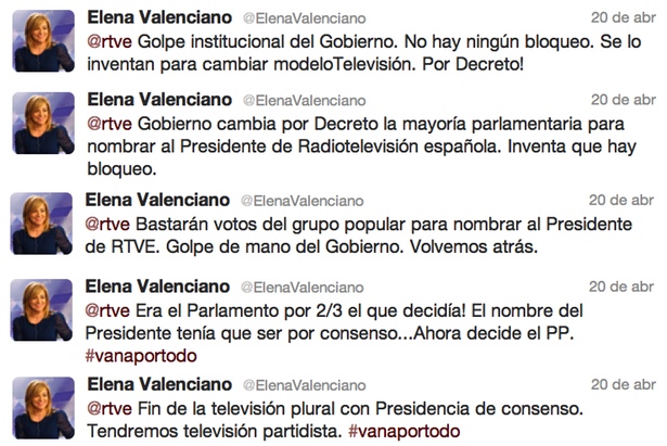 Twitter de Elena Valenciano