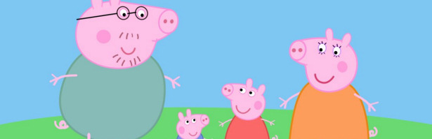 Peppa Pig y su familia de cerdos