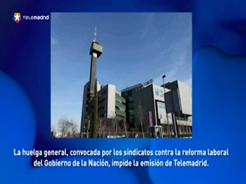 Telemadrid en huelga
