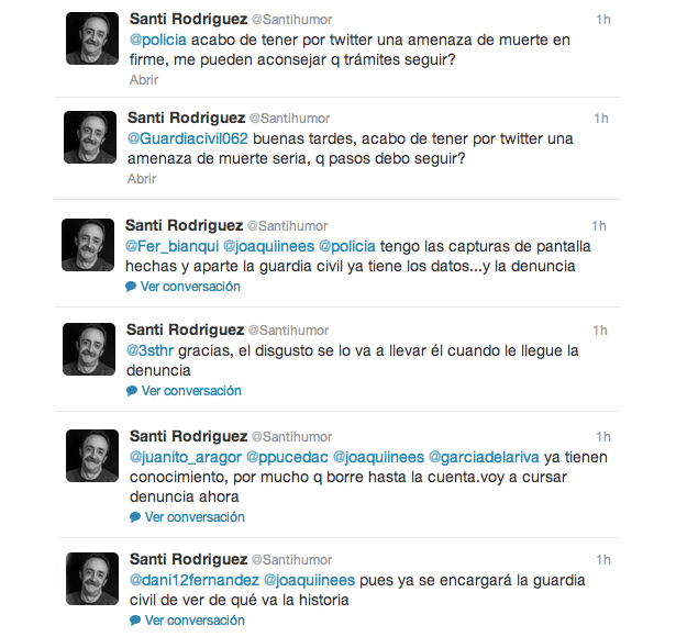 Tweets de Santi Rodríguez