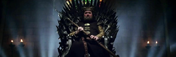 Robert Baratheon es uno de los reyes que se han sentado en el trono de hierro de 'Juego de tronos'.