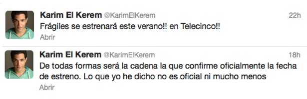 Karim el-Kerem y sus declaraciones en Twitter
