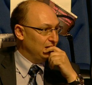 Fran Llorente, emocionado durante los Premios Iris