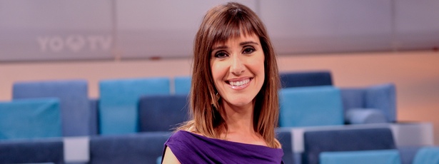 Sandra Daviú en el plató de 'Espejo público'