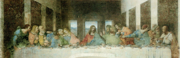 "La última cena", obra de Leonardo Da Vinci