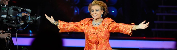Carmen Sevilla, en su homenaje durante la gala aniversario de Telecinco