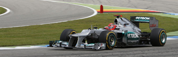 Michael Schumacher durante el pasado GP de Alemania de Fórmula 1.