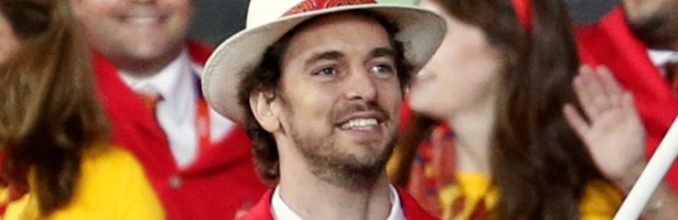 Pau Gasol, abanderado español en la inauguración de los JJ.OO. de Londres 2012