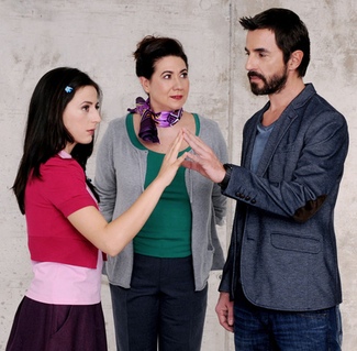 Ruth Núñez, Luisa Martín y Santi Millán