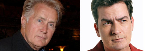 Martin Sheen y Charlie Sheen trabajarán juntos en &#39;Anger Management&#39;.