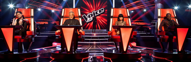 Los cuatro miembros del jurado de la primera edición de 'The Voice'