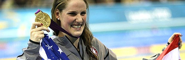 Missy Franklin recoge su oro en los 100 metros espalda