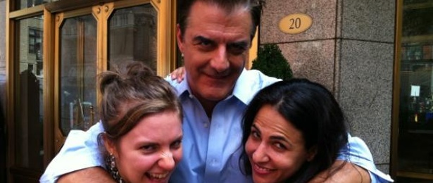 Chris Noth, en el set de rodaje de &#39;Girls&#39;