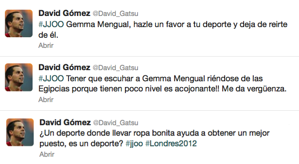 Comentarios de David Gómez a la crónica de Gemma Mengual