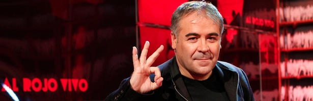 Antonio García Ferreras en el plató de 'Al rojo vivo'