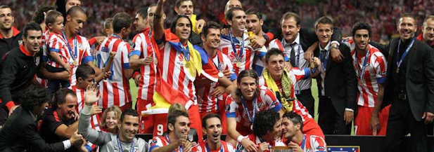 Celebración del Atlético de Madrid