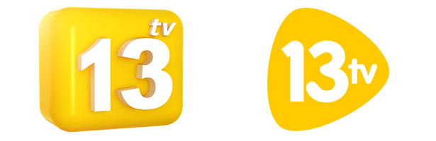 Nuevo logo y imagen gráfica  de 13 tv