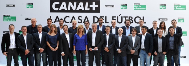 El equipo de deportes de Canal+ al completo