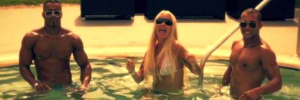 Leticia Sabater, en el videoclip de su single 'Mr. Policeman'