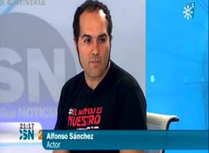 Alfonso Sanchez en la entrevista el pasado lunes