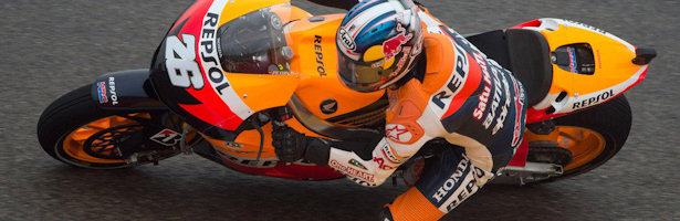 Dani Pedrosa durante el pasado GP de Aragón de MotoGP