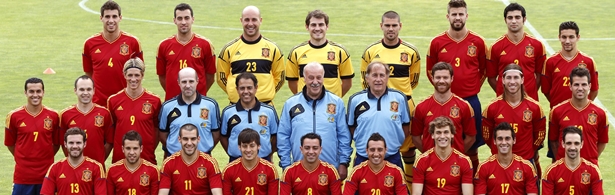 Foto Oficial Selección Española Eurocopa 2012