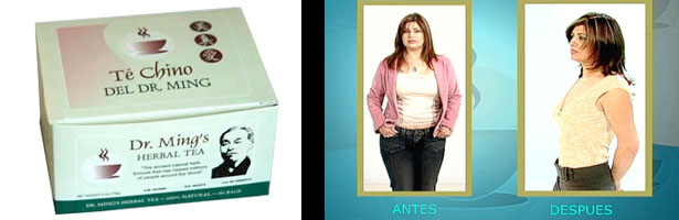 Anuncio del Té chino del Dr. Ming