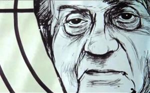 La diana donde disparó el escritor Jair Dominguez