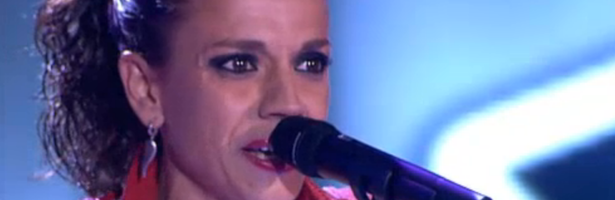 Angélica Leyva conquistó a los cuatro coaches con &quot;Volver&quot;