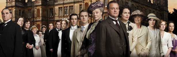 El reparto al completo de 'Downton Abbey'