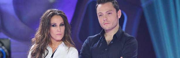Malú con su asesor Tiziano Ferro en 'La Voz'