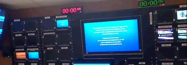 El centro de control de TVC informa de la huelga general