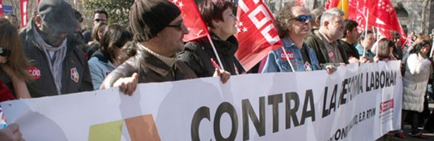 Trabajadores de Telemadrid en huelga