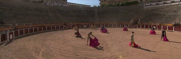 Plaza de toros de Mallorca durante la prueba de 'The Amazing Race'