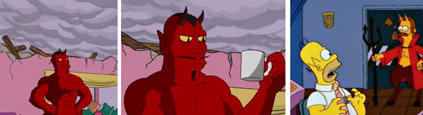 Satán en 'Los Simpson'