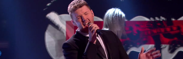 James Arthur durante una de sus actuaciones en 'The X factor'