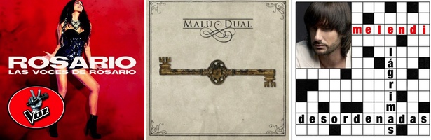 Los discos de Rosario, Malú y Melendi publicados durante &#39;La Voz&#39;
