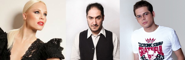 Soraya Arnelas, Alfonso Lara y Brian Cross