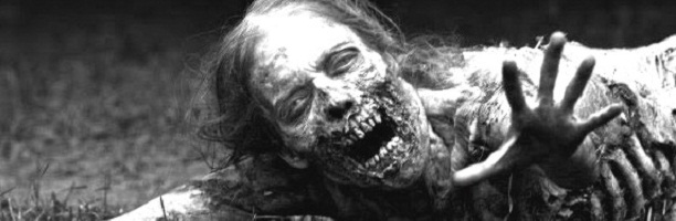 'The Walking Dead' en blanco y negro