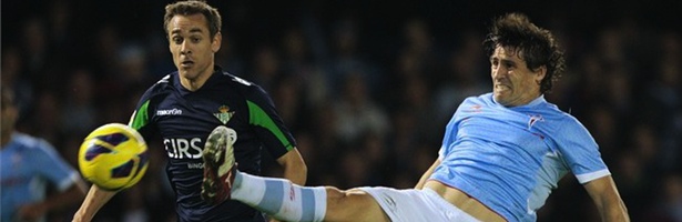 Momento del partido Celta de Vigo-Real Betis