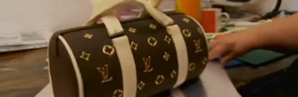 Tarta con forma de bolso en 'Charly's Cake Angels'