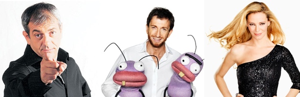 Carlos Sobera, Pablo Motos y Paula Vázquez