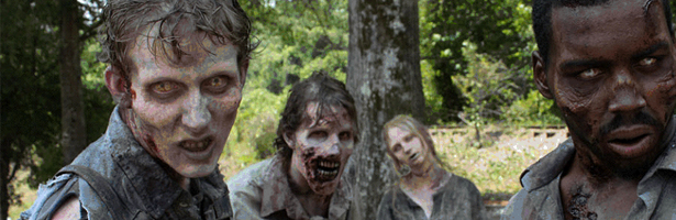 Los zombis de 'The Walking Dead'