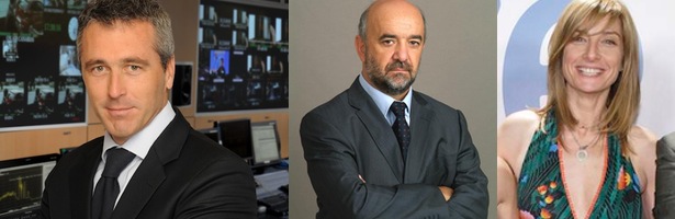 Ghislain Barrois, Mikel Lejarza y Eva Cebrián