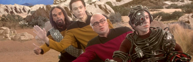 Los personajes de 'The Big Bang Theory' se disfrazaron de "Stark Trek" en el último capítulo