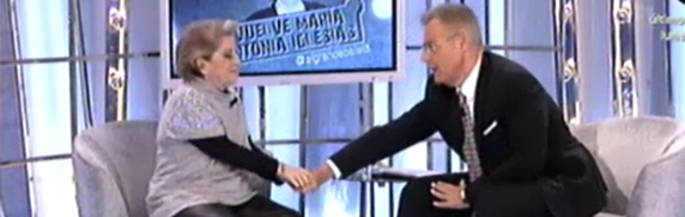 María Antonia Iglesias con Jordi González en 'El gran debate'