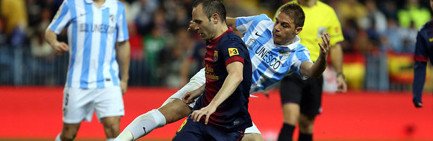 Iniesta y Joaquín se enfrentan en el FC Barcelona-Málaga que centró los comentarios de las tertulias